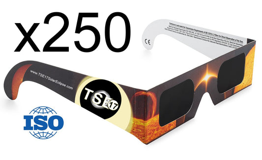 250 Solar Eclipse Glasses 20% off incl. Express Delivery