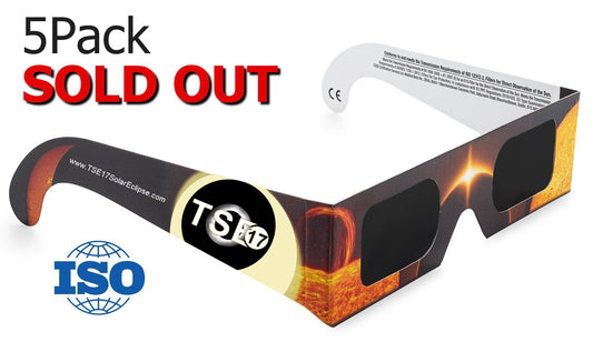 5 Pack SOLD OUT !! Sun Safe Eclipse Glasses